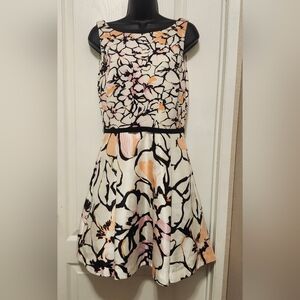 Just...Taylor Floral Mini Dress - Pink and Cream Size 6 EUC